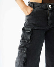LOW-RISE UTILITY PANTS