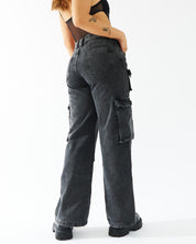LOW-RISE UTILITY PANTS
