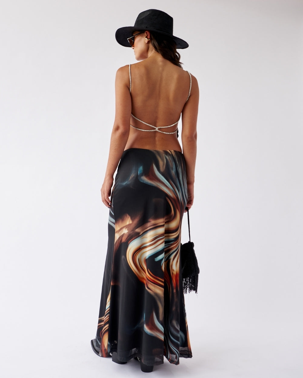 MESH MAXI SKIRT