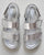 SILVERY SANDALS