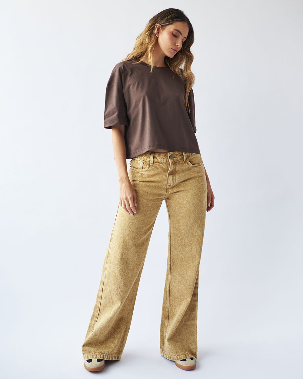 BRICK TEE BROWN