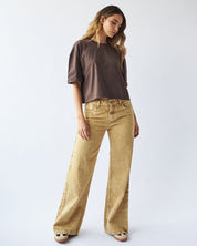 BRICK TEE BROWN