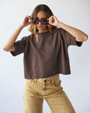 BRICK TEE BROWN