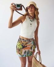 PALMS RIBBED TOP
