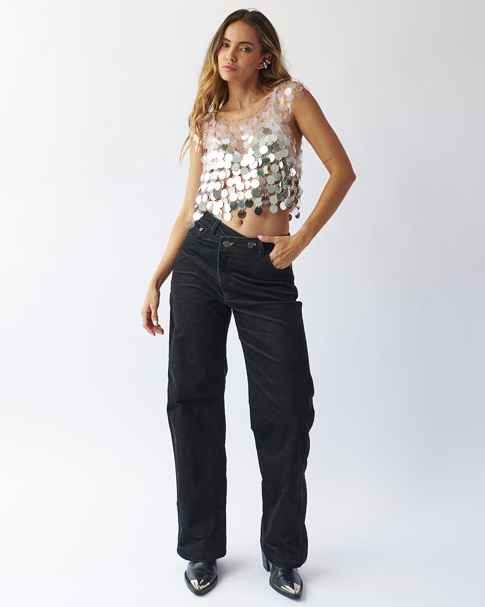 MIRROR JEANS BLACK