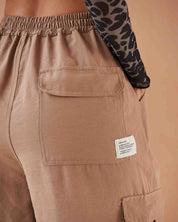 BROWN WIDE LEG PANTS