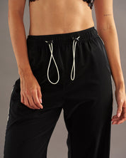 BLACK TRACK PANTS