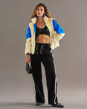 BLACK TRACK PANTS