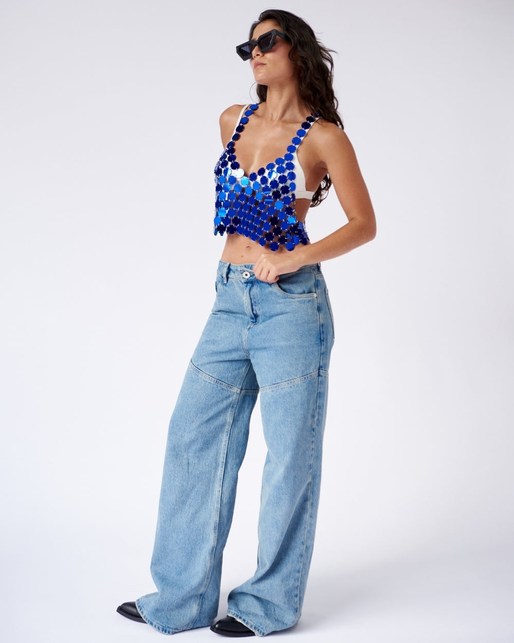 urban-rock-disco-style-blue-sequin-top
