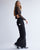 BLACK WIDE LEG PANTS