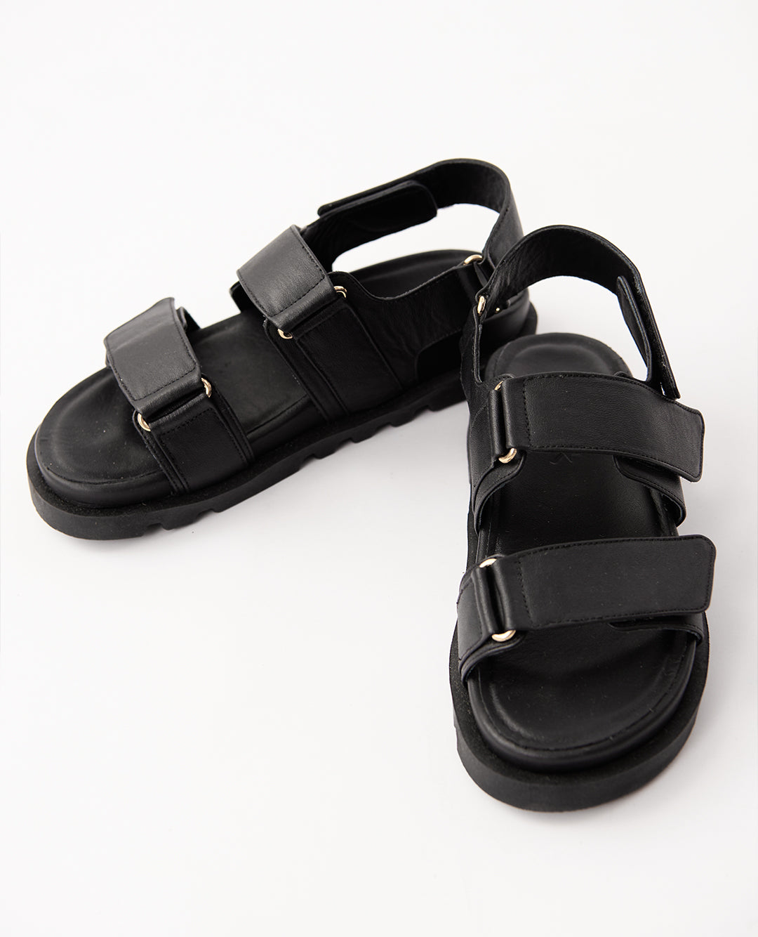 FOLDY LEATHER SANDALS
