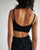 NOIR SHINNY CROP TOP