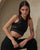 BLACK STRAPY CROP TOP