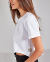WHITE BASIC CROP TEE (4733536993340)